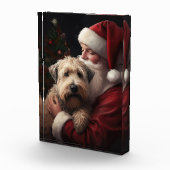 ホイートンテリアウィズサンタクロースフェスティバルクリスマス フォトブロック (右)