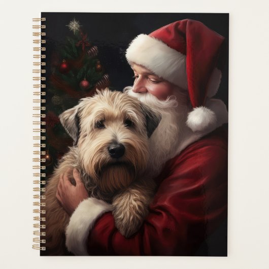 ホイートンテリアウィズサンタクロースフェスティバルクリスマス プランナー手帳 (正面)