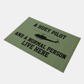 ホイーパイロットと普通の人 ドアマット (アングル)