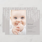 ホイームシカル ヴァインズ 誕生発表 グレー カード (正面/裏面)