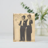 ホイーラーとウールジークラシックコメディチームポストカード ポストカード (スタンド正面)