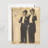 ホイーラーとウールジークラシックコメディチームポストカード ポストカード (正面/裏面)