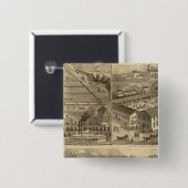 ホイーリングアイロン·ワークスホイーリングアイロン·爪、 ネイル社 缶バッジ (正面&裏面)