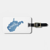 ホイーリングウェストバージニア木目 ラゲッジタグ (正面横)