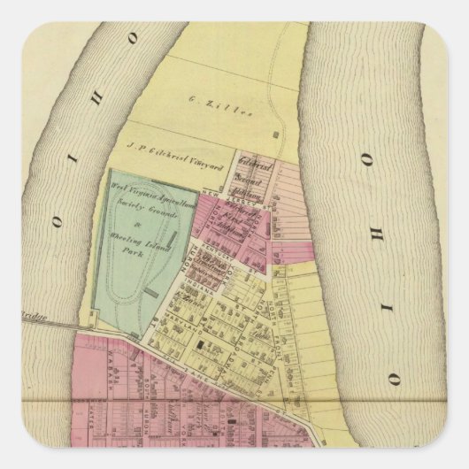 ホイーリング島 スクエアシール (正面)