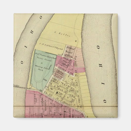 ホイーリング島 マグネット (正面)