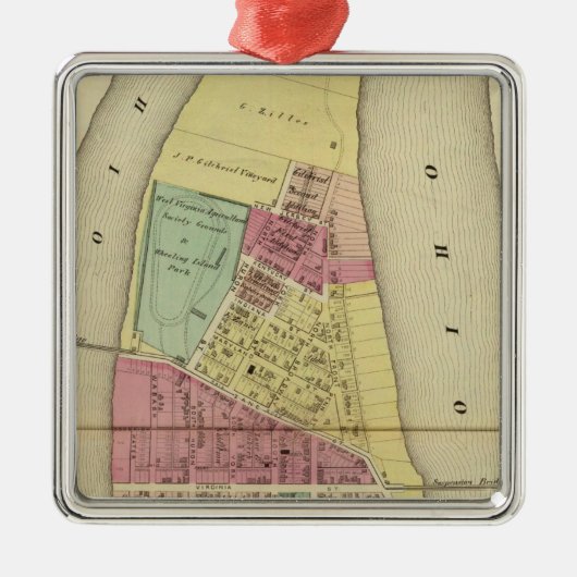 ホイーリング島 メタルオーナメント (正面)