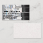 ホイールとタイヤのサービス | 自動車修理 名刺 (正面/裏面)