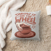 ホイールに投げる陶芸の陶芸 クッション (ブランケット)