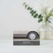 ホイールエレガント・タイヤ専門家向け名刺 名刺 (スタンド正面)