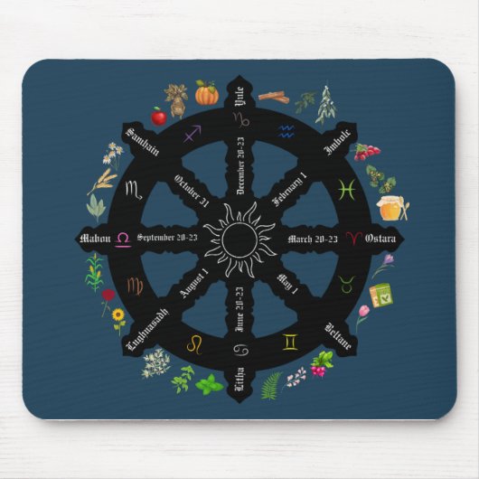 ホイールオブザイヤーSabbatマウスパッド マウスパッド (正面)