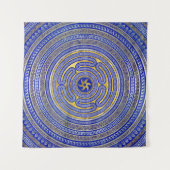 ホイールオブヘカテギリシャ鍵オーナメント タペストリー (正面(横))