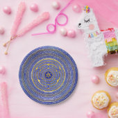 ホイールオブヘカテギリシャ鍵オーナメント ペーパープレート (パーティー)