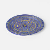 ホイールオブヘカテギリシャ鍵オーナメント ペーパープレート (アングル)