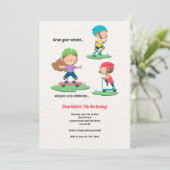 "ホイールズ・オブ・ファン バースデーパーティー招待状" 招待状 (スタンド正面)