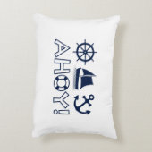 ホイールセーリングボートいかりアホイ！ダークブルー アクセントクッション (裏面(縦))