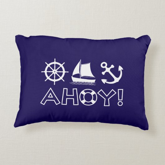 ホイールセーリングボートいかりアホイ!ヘビーホワイト アクセントクッション (裏面)