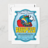 ホイールハウス淡い色のエール ポストカード (正面/裏面)