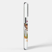 ホイールバレルの美しいアスターの花 Case-Mate iPhoneケース (裏面 / 右)