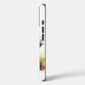 ホイールバレルの美しいアスターの花 Case-Mate iPhoneケース (裏面 / 左)