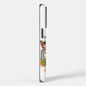 ホイールバレルの美しいアスターの花 Case-Mate iPhoneケース (裏面 / 右)