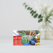 ホイールバローガーデニングツールの名刺 名刺 (スタンド正面)