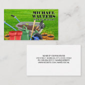 ホイールバローガーデニングツール | グラス 名刺 (正面/裏面)