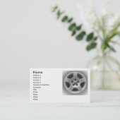 ホイールリム名刺 名刺 (スタンド正面)
