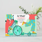 ホイール付きだ 招待状 (スタンド正面)