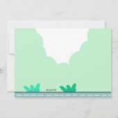 ホイール付きだ 招待状 (裏面)