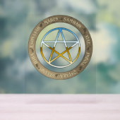 ホイール・オブ・ザ・イヤーとメタル・星形五角形 アクリルサイン (ニュートラル)