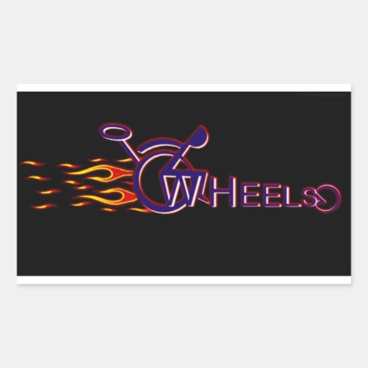 ホイール 長方形シール (正面)