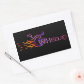 ホイール 長方形シール (封筒)