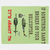 ホイー フリースブランケット (正面(横))