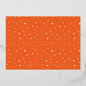 ホイ実在ルでハ不気味ロウィン誕生日 箔招待状 (裏面)