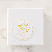 ホイ実在ルのカップル結婚お願いギフト フェイバータグ (箱)