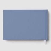 ホイ実在ルトレンディーモダンタイポグラフィ結婚ズ ゲストブック (裏面)