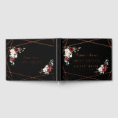 ホイ実在ルバラ金ゴールドブラックSweet sixteenパーティー ゲストブック (全面)