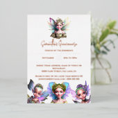 ホイ実在ルフェアチャントバラ金ゴールド童話 箔招待状 (立ち正面)