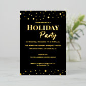 ホイ実在ルホリデーパーティー主催企業の 箔シーズンカード (立ち正面)