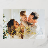 ホイ実在ルメリークリスマス2カスタム枚 箔シーズンカード (正面)