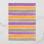 ホイ実在ル小さなブー幽霊ハロウィーン赤ちゃんシャワー 箔招待状 (裏面)