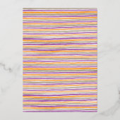 ホイ実在ル小さなブー秋ハロウィーン赤ちゃんシャワー 箔招待状 (裏面)