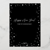 ホイ実在ル応援ニューイヤーホリデーカード 箔シーズンカード (裏面)