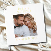 ホイ実在ル結婚の写真の名パーソナライズされた前 ゲストブック