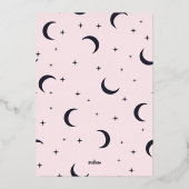 ホイ実在ル邪悪な魔女ハローウィンパーティ招待状 箔シーズンカード (裏面)