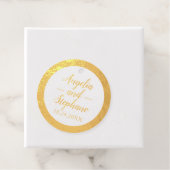 ホイ実在ル金ゴールドまたはシルバーは結婚ありがとう フェイバータグ (箱)