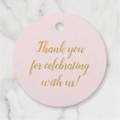 ホイ実在ル金ゴールドまたはシルバーは結婚ありがとう フェイバータグ (裏面)