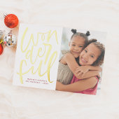 ホイ実在ル・ボホ素晴らしいクリスマスホリデーフォト 箔シーズンカード