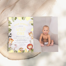 ホイ実在ル | Wild One Boy Photo Birthdayパーティー